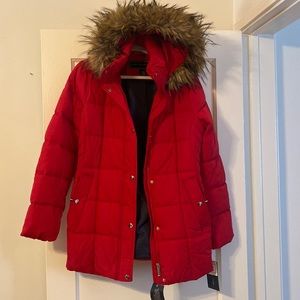 NWT Tommy Hilfiger Red Puffer Jacket Large